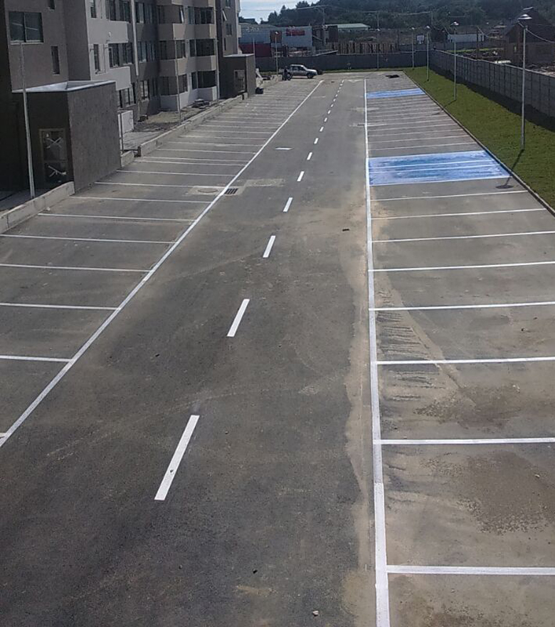 Demarcación de estacionamientos